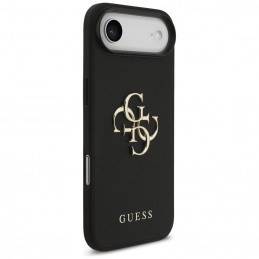 „Guess Grained Big 4G & Classic Logo“ dėklas, skirtas „iPhone Air“ – juodas