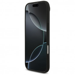 „Guess Grained Big 4G & Classic Logo“ dėklas, skirtas „iPhone Air“ – juodas