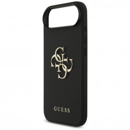„Guess Grained Big 4G & Classic Logo“ dėklas, skirtas „iPhone Air“ – juodas