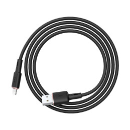 Acefast MFI USB – žaibo kabelis 1,2 m, 2,4 A juodas (C2-02 juodas)