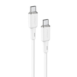 Acefast C2-03-CC USB-C – USB-C PD QC kabelis 60W 3A 480Mb/ s 1,2m – baltas