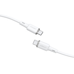 Acefast C2-03-CC USB-C – USB-C PD QC kabelis 60W 3A 480Mb/ s 1,2m – baltas