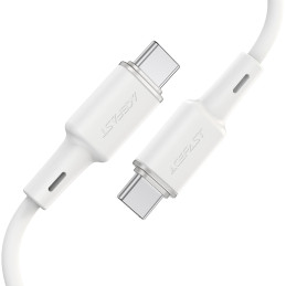 Acefast C2-03-CC USB-C – USB-C PD QC kabelis 60W 3A 480Mb/ s 1,2m – baltas