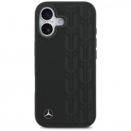 „Mercedes“ odinis lauro lapų spalvos „MagSafe“ dėklas, skirtas „iPhone 17“ – juodas