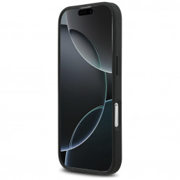 „Mercedes“ odinis vintažinio logotipo „MagSafe“ dėklas, skirtas „iPhone 17“ – juodas