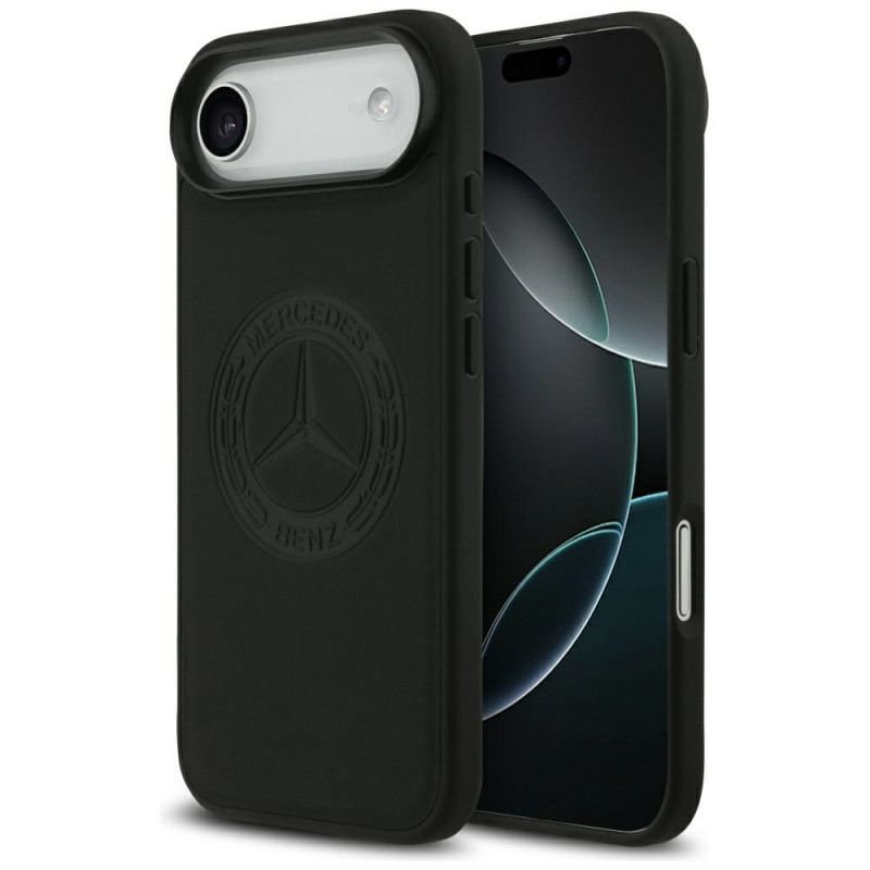 Odinis „Mercedes“ vintažinio logotipo „MagSafe“ dėklas, skirtas „iPhone Air“ – juodas