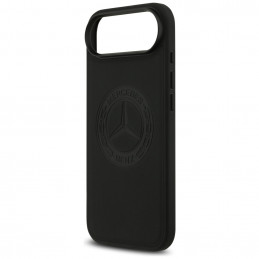 Odinis „Mercedes“ vintažinio logotipo „MagSafe“ dėklas, skirtas „iPhone Air“ – juodas