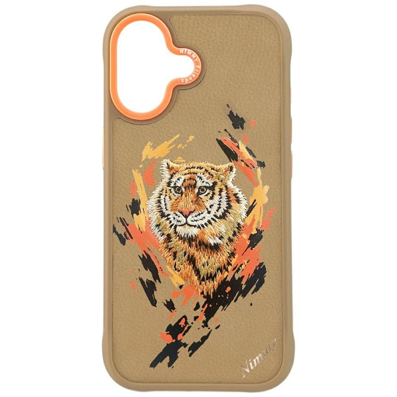 „Nimmy Tiger MagSafe“ dėklas, skirtas „iPhone 17“ – šviesiai rudas