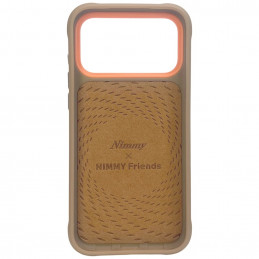 „Nimmy Tiger MagSafe“ dėklas, skirtas „iPhone 17 Pro Max“ – šviesiai rudas