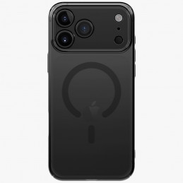 UNIQ Airsuit dėklas, skirtas iPhone 17 Pro Max su magnetiniu įkrovimu – juodas