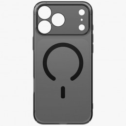 UNIQ Airsuit dėklas, skirtas iPhone 17 Pro Max su magnetiniu įkrovimu – juodas