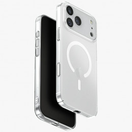 UNIQ Airsuit dėklas, skirtas iPhone 17 Pro Max su magnetiniu įkrovimu – permatomas