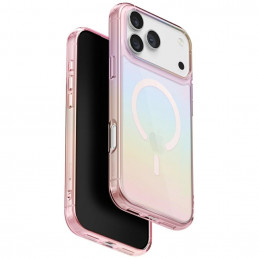UNIQ Iridescia dėklas, skirtas iPhone 17 Pro Max su Magclick įkrovimu – daugiaspalvis