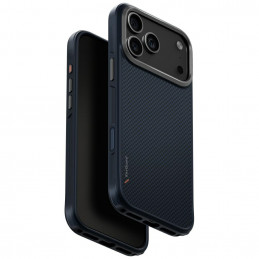 UNIQ Keva dėklas, skirtas iPhone 17 Pro Max su Magclick įkrovimu – mėlynas