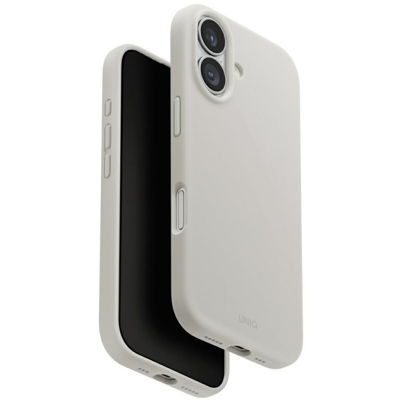 UNIQ Lino iPhone 17 Magclick įkrovimo dėklas – pilkas