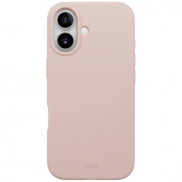 UNIQ Lino iPhone 17 Magclick įkrovimo dėklas – rožinis