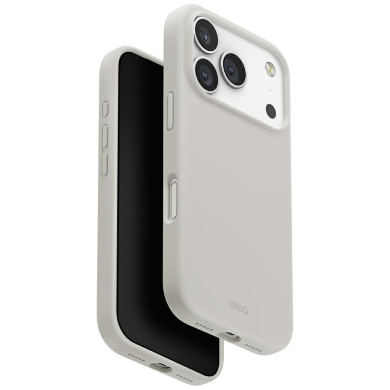 UNIQ Lino iPhone 17 Pro Magclick įkrovimo dėklas – pilkas