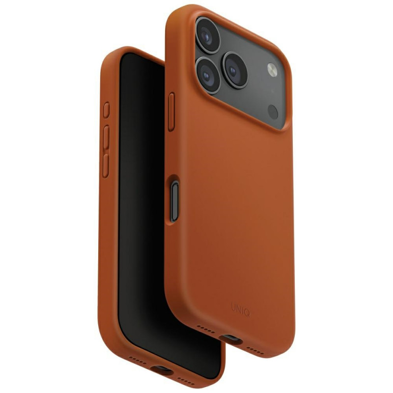 UNIQ Lino iPhone 17 Pro Magclick įkrovimo dėklas – oranžinis