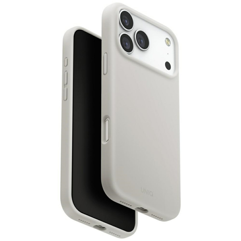 UNIQ Lino iPhone 17 Pro Max Magclick įkrovimo dėklas – pilkas