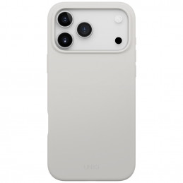 UNIQ Lino iPhone 17 Pro Max Magclick įkrovimo dėklas – pilkas