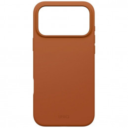 UNIQ Lino dėklas, skirtas iPhone 17 Pro Max su Magclick įkrovimu – oranžinis