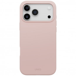 UNIQ Lino iPhone 17 Pro Max Magclick įkrovimo dėklas – rožinis