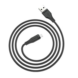 Acefast MFI USB – žaibo kabelis 1,2 m, 2,4 A juodas (C3-02 juodas)