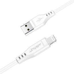 Acefast MFI USB – žaibo kabelis 1,2 m, 2,4 A juodas (C3-02 juodas)