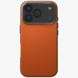 UNIQ Lyden DS dėklas, skirtas iPhone 17 Pro, su „Magclick“ įkrovimu – oranžinės ir pilkos spalvos