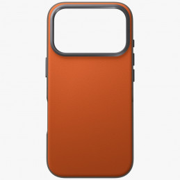 UNIQ Lyden DS dėklas, skirtas iPhone 17 Pro, su „Magclick“ įkrovimu – oranžinės ir pilkos spalvos