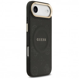 „Guess Peony Hot Stamp MagSafe“ dėklas, skirtas „iPhone Air“ – juodas