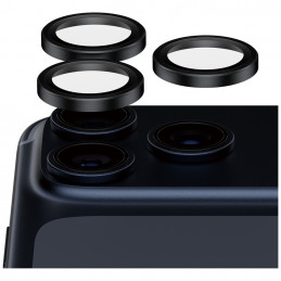 „PanzerGlass Hoops Ceramic II“ kameros objektyvo stiklas, skirtas „iPhone 17 Pro / 17 Pro Max / 16 Pro / 16 Pro Max“ – j...