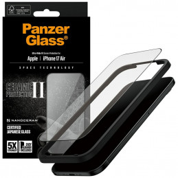 „PanzerGlass Ceramic II“ itin plataus pritaikymo grūdintas stiklas „iPhone Air“ telefonui