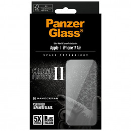 „PanzerGlass Ceramic II“ itin plataus pritaikymo grūdintas stiklas „iPhone Air“ telefonui