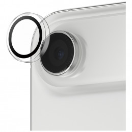 „PanzerGlass Hoops“ grūdinto stiklo kameros ekrano apsauga, skirta „iPhone Air“ – juoda