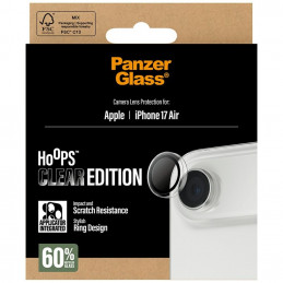 „PanzerGlass Hoops“ grūdinto stiklo kameros ekrano apsauga, skirta „iPhone Air“ – juoda