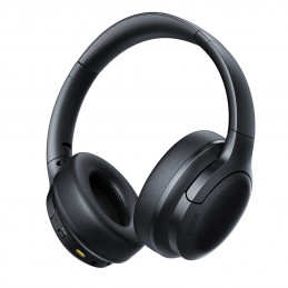 „Baseus Bass BH1 Lite“ belaidės ant ausies dedamos „Bluetooth 6.0“ ausinės – juodos