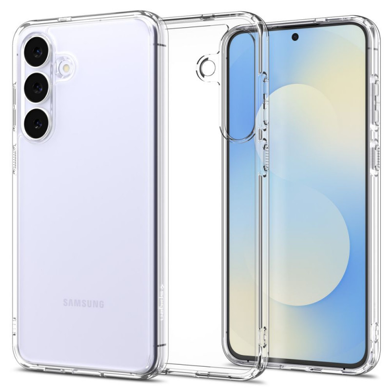 „Spigen Ultra Hybrid“ dėklas, skirtas „Samsung Galaxy S25 FE“ – skaidrus