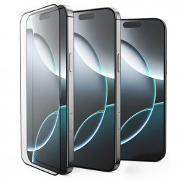 „Tech-Protect Glass Fit+“ grūdinto stiklo komplektas, skirtas „Xiaomi Redmi 15 4G / 5G“ - juodas