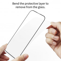 „Tech-Protect Glass Fit+“ grūdinto stiklo pakuotė, skirta „Motorola Edge 50 Neo / 60 Neo“ - juoda