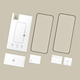 „Tech-Protect Glass Fit+“ grūdinto stiklo pakuotė, skirta „Motorola Edge 50 Neo / 60 Neo“ - juoda