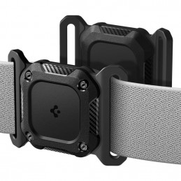 „Spigen Tough Armor“ augintinių antkaklis „AirTag 1/ 2“ dėklas – juodas
