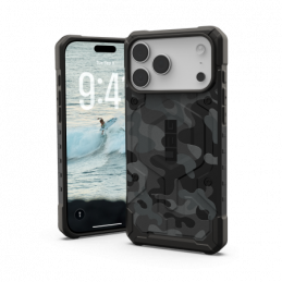 „UAG Pathfinder MagSafe“ dėklas, skirtas „iPhone 17 Pro Max“ – juodas ir pilkas