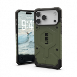 UAG Pathfinder MagSafe dėklas, skirtas iPhone 17 Pro Max – alyvuogių spalvos