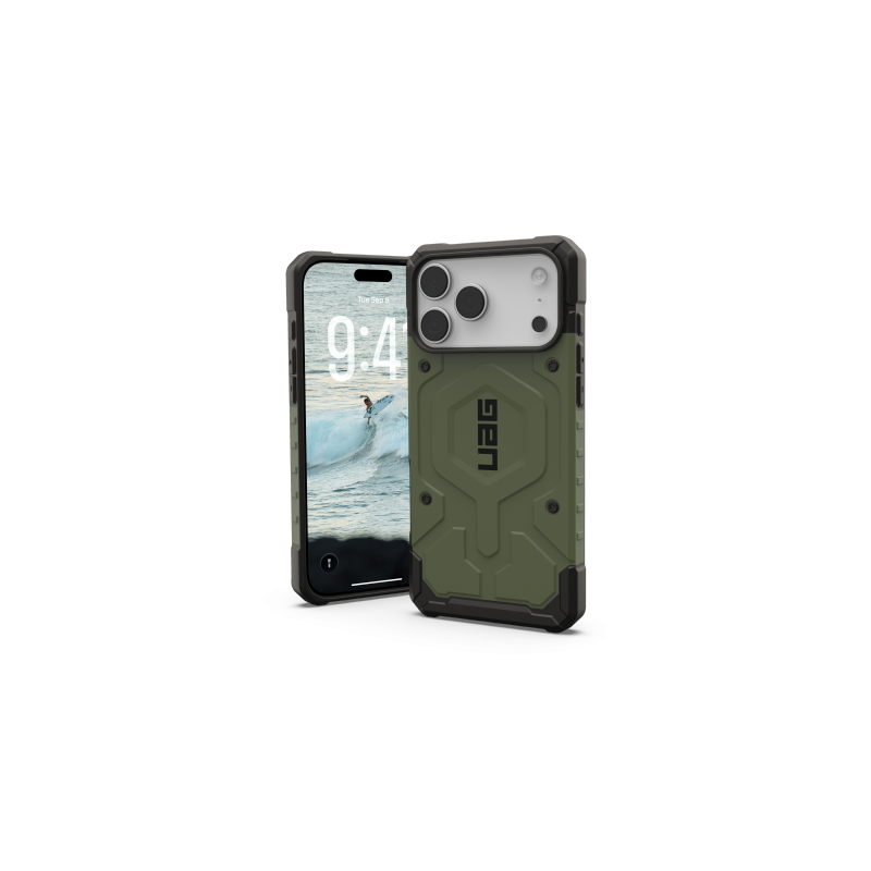 UAG Pathfinder MagSafe dėklas, skirtas iPhone 17 Pro Max – alyvuogių spalvos