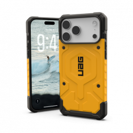 UAG Pathfinder MagSafe dėklas, skirtas iPhone 17 Pro Max – geltonas