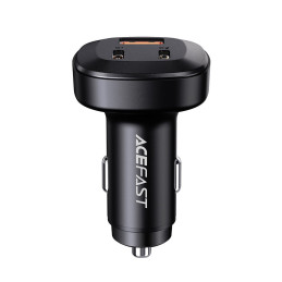 Acefast automobilinis įkroviklis 66W 2x USB Type C / USB, PPS, Power Delivery, Quick Charge 4.0, AFC, FCP, SCP black (B3...