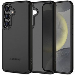 „Tech-Protect MagMat“ dėklas, skirtas „Samsung Galaxy S25 FE“ – matinės juodos spalvos