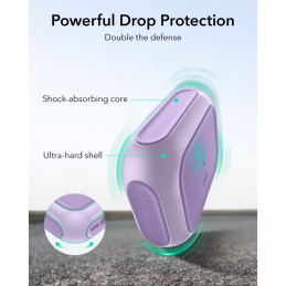 ESR Orbit Halolock MagSafe dėklas, skirtas AirPods Pro ausinėms – violetinis