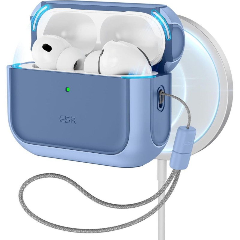 ESR Orbit Halolock MagSafe dėklas, skirtas AirPods Pro ausinėms – mėlynas